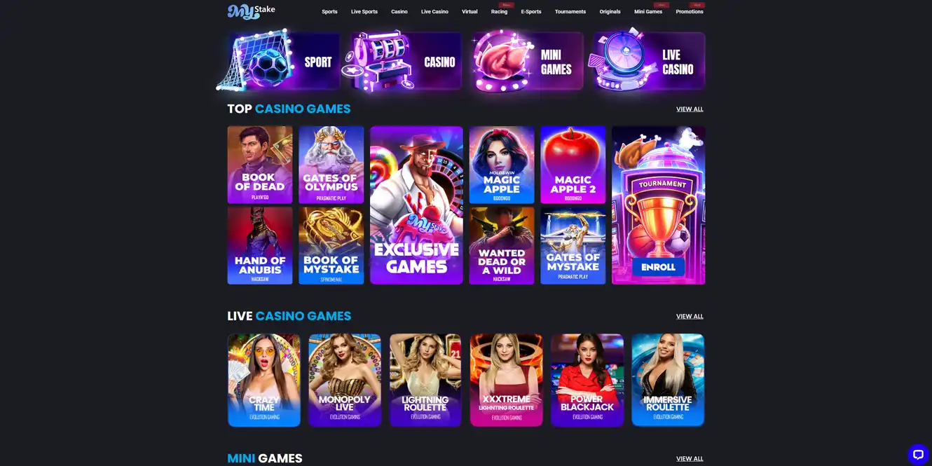 mystake casino games